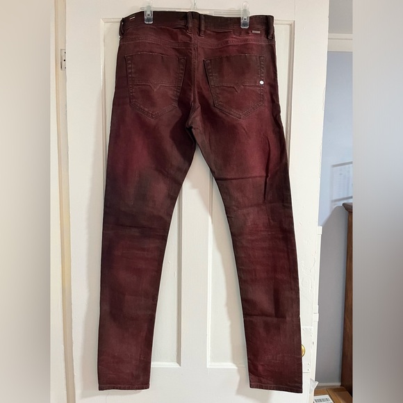 Diesel red denim jeans - Picture 2 of 3